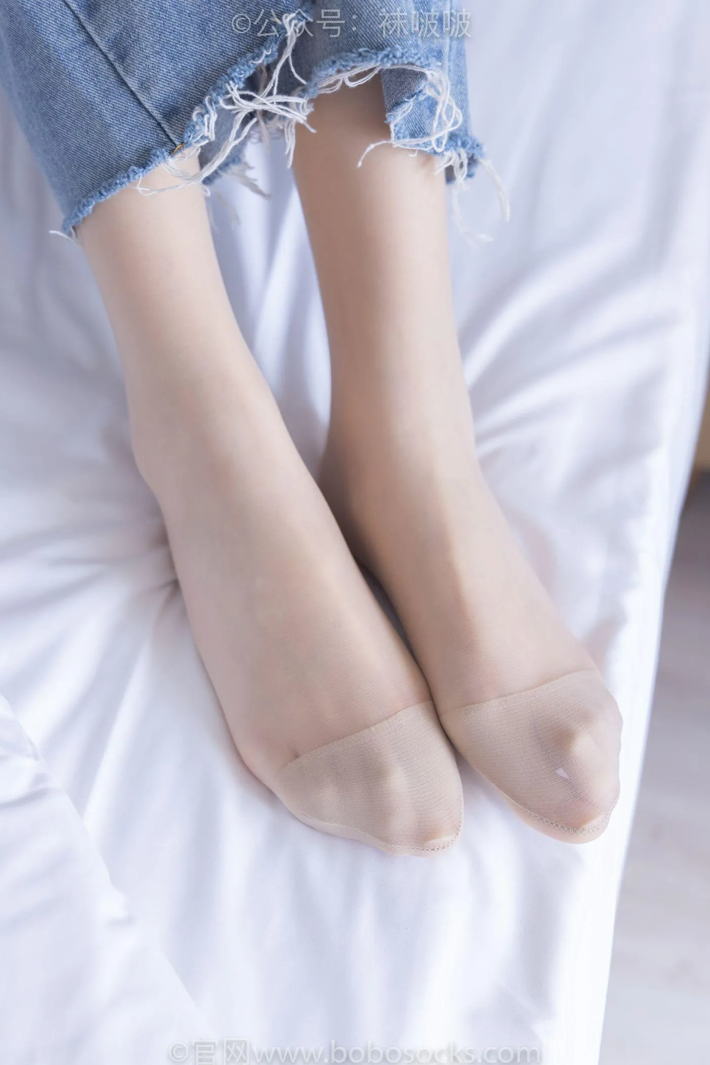 [BoBoSocks袜啵啵]NO.080 小甜豆-帆布鞋、白棉袜、肉丝（花絮版） [140P]插图9